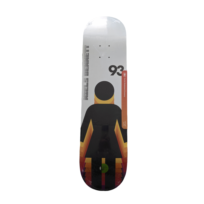01 Girl Skateboards Mike Carroll 93 Til Skateboard Deck 8.0 - Image 1