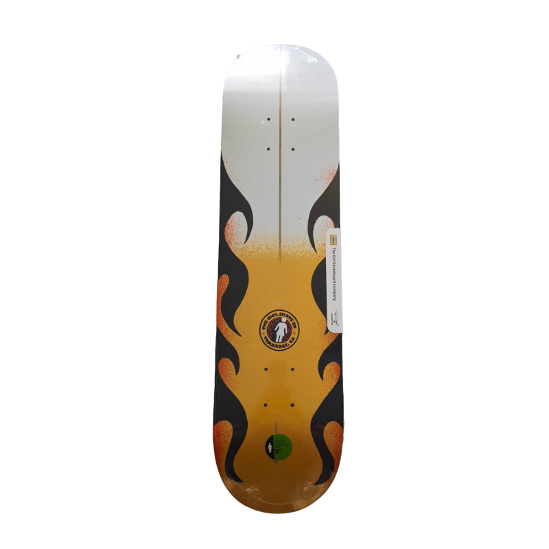 07 Girl Skateboards OG Flame 8.0" Skateboard Deck - Image 1