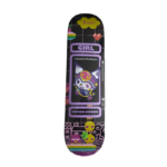 Girl Skateboards Breana Geering x Kuromi Sanrio 1UP Pixel Skateboard Deck 8.0"