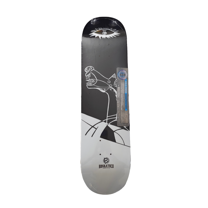 51 BDSKATECO All-Seeing Eye Wolf 7-Ply Canadian Maple Skateboard Deck - Image 1