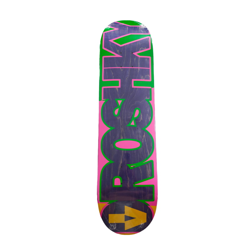 75 Droshky Bold Logo 7-Ply Canadian Maple Skateboard 8.0¡åDeck - Image 1