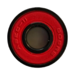 High Speed White Ceramic Beads Skateboard Bearings ABEC 11 - Set of 8 - Image 2