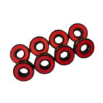 High Speed White Ceramic Beads Skateboard Bearings ABEC 11 - Set of 8 - Image 3