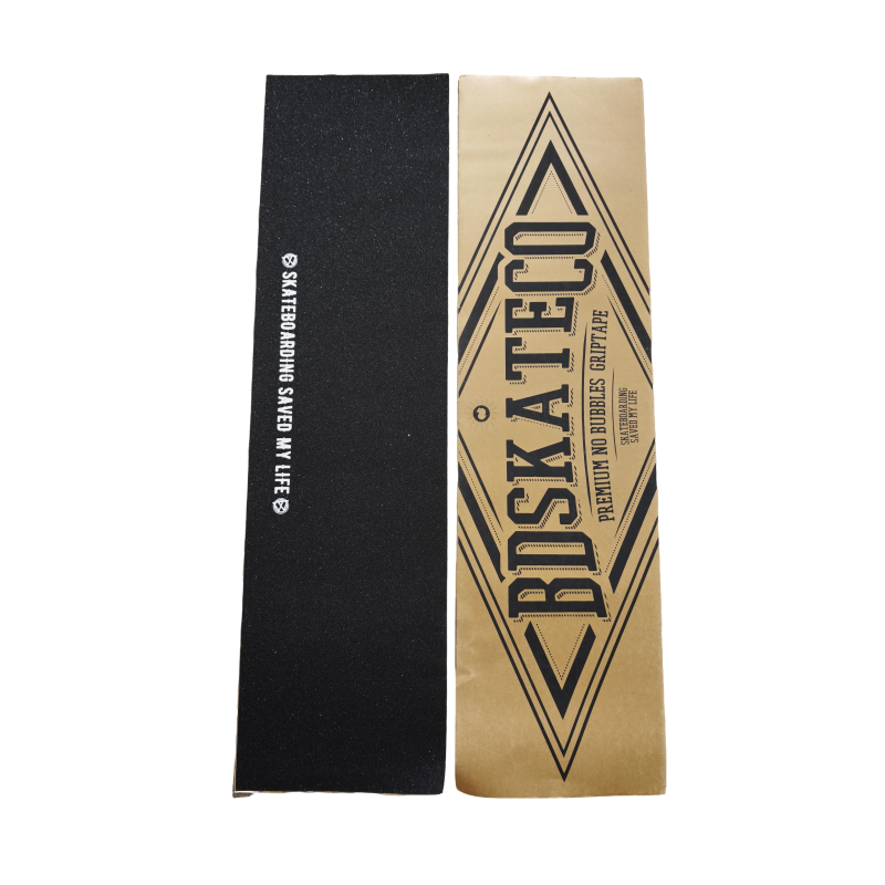 G04 BDSKATECO "Skateboarding Saved My Life" Premium Skateboard GripTape 9" x 33" - Image 1