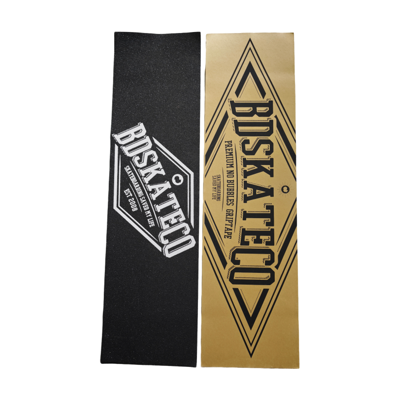 G07 BDSKATECO Retro Badge Premium Skateboard GripTape 9" x 33" - Image 1