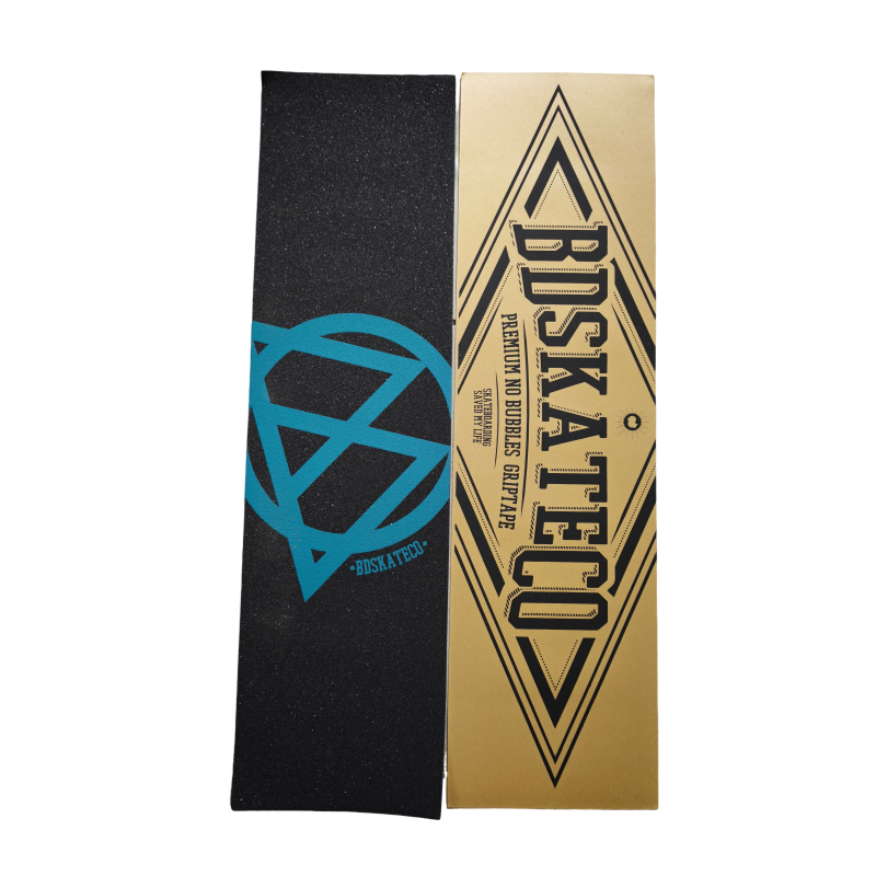 G08 BDSKATECO Anarchy Symbol Premium Skateboard GripTape 9" x 33" - Image 1