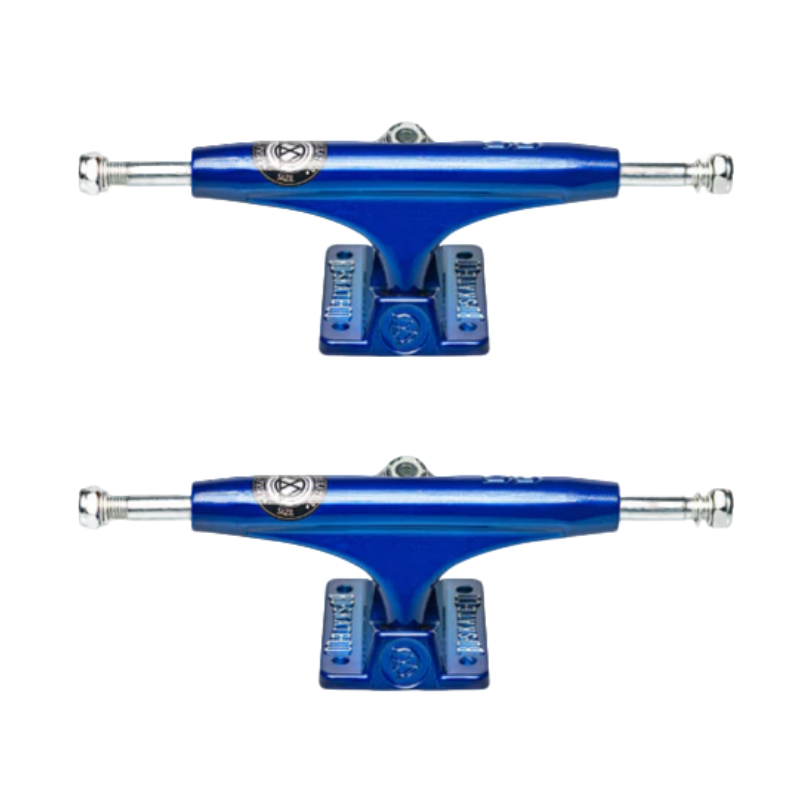 T05 BDSKATECO Blue Hollow Kingpin Lightweight OG Skateboard Trucks (Pair)-5.25 - Image 1