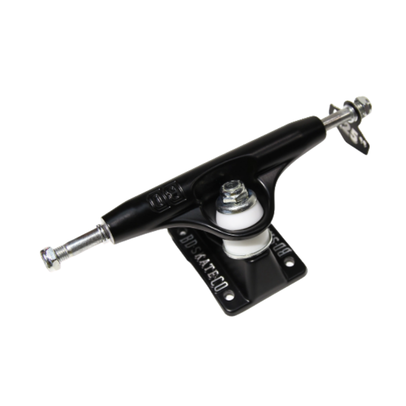 T06 BDSKATECO Black Hollow Kingpin Lightweight OG Skateboard Trucks (Pair)-5.25 - Image 1