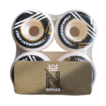 Nomad Black & Gold Family Logo Skate Wheels 4pk - Street Park