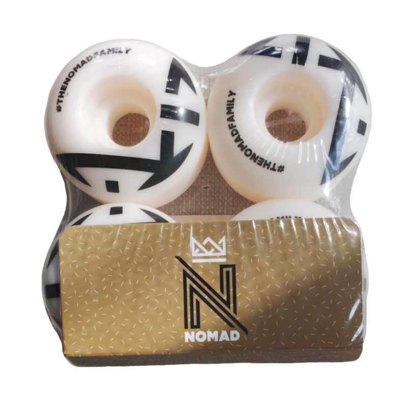 W08 Nomad #TheNomadFamily Geometric Skateboard Wheels 4-Pack - Image 1