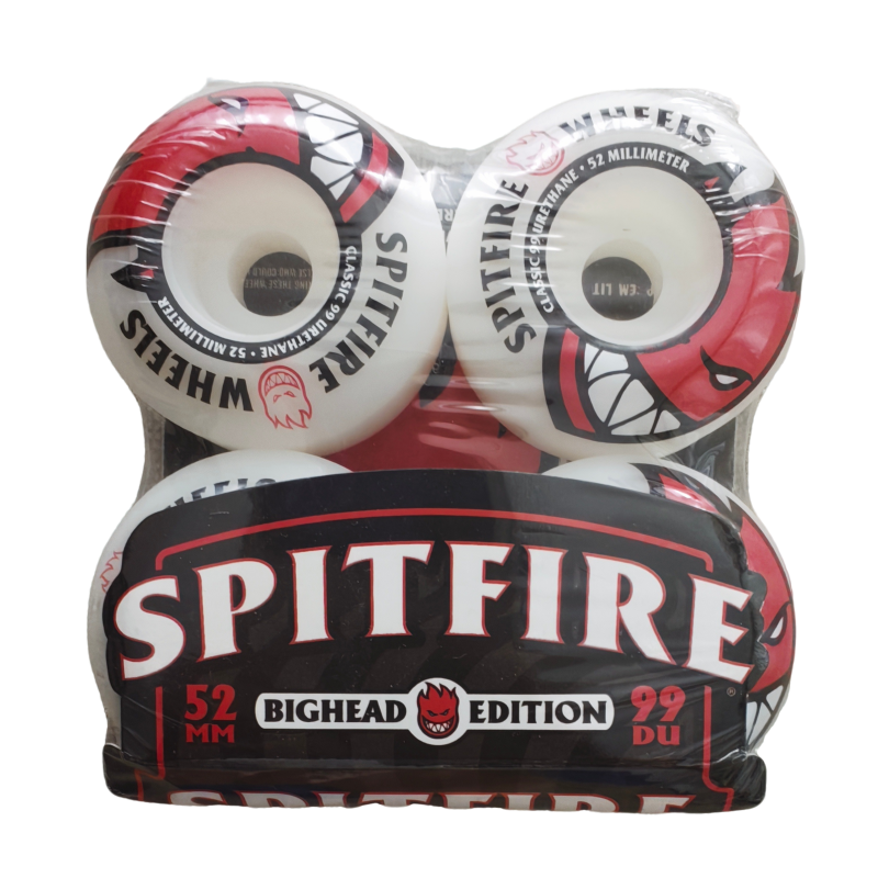 W18 Spitfire Wheels Bighead Edition 52mm 99DU Skate Wheels (Set of 4) - Image 1